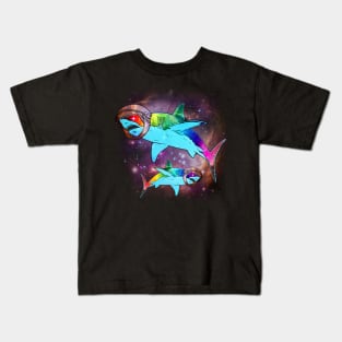 Space Sharks! Kids T-Shirt